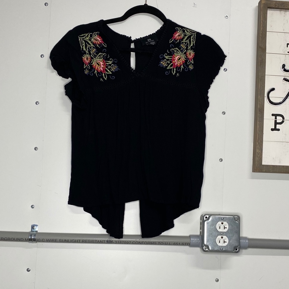 In San Francisco Black Blouse